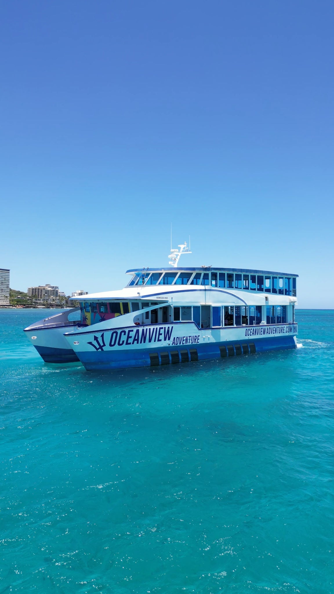 Price Reduction! 2010 77' SemiSub Power Catamaran Passenger Vessel with Slip... Located in Honolulu, Hawaii... Offered By Yacht Coast Yacht Sales