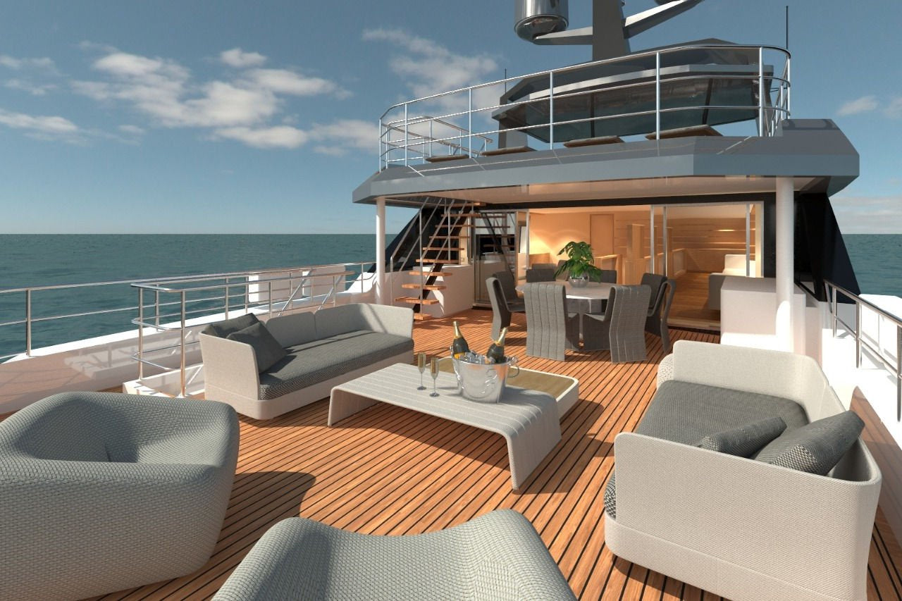 2025 INACE Aventura 106 Superyacht-New Construction. Offered by Yacht Coast Yacht Sales