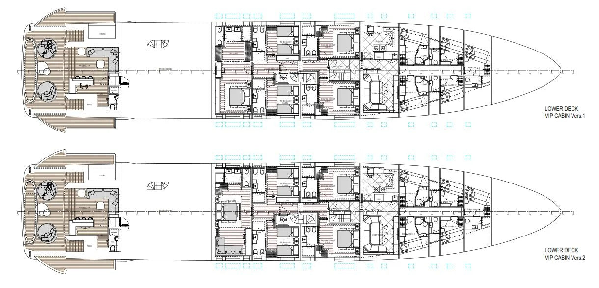 2027 INACE Aventura 164' Superyacht-New Construction. Offered by Yacht Coast Yacht Sales