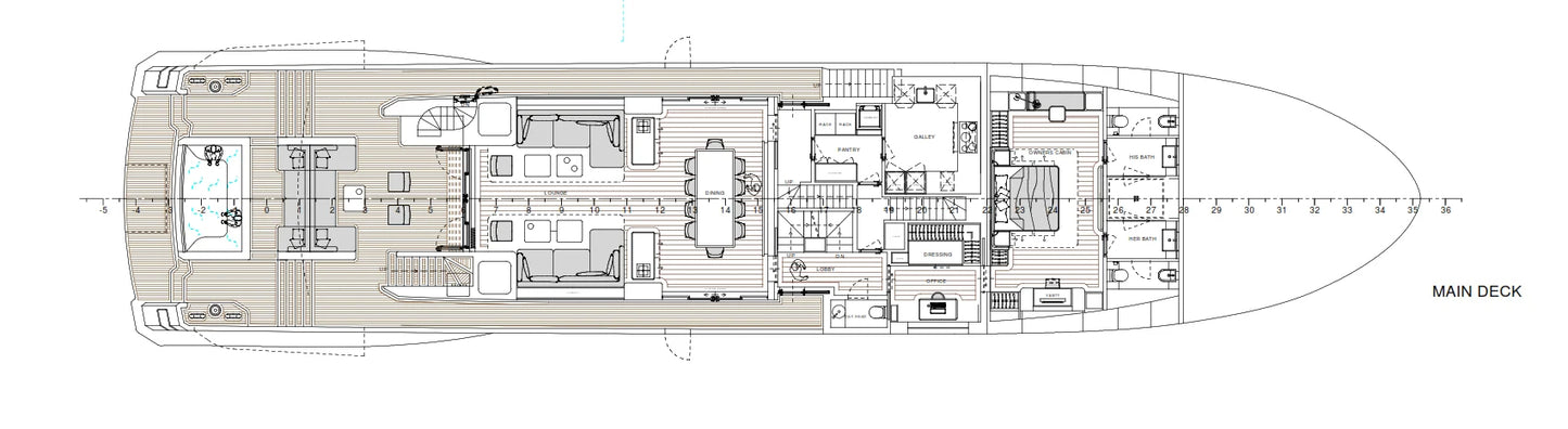2027 INACE Aventura 130' Superyacht-New Construction. Offered by Yacht Coast Yacht Sales