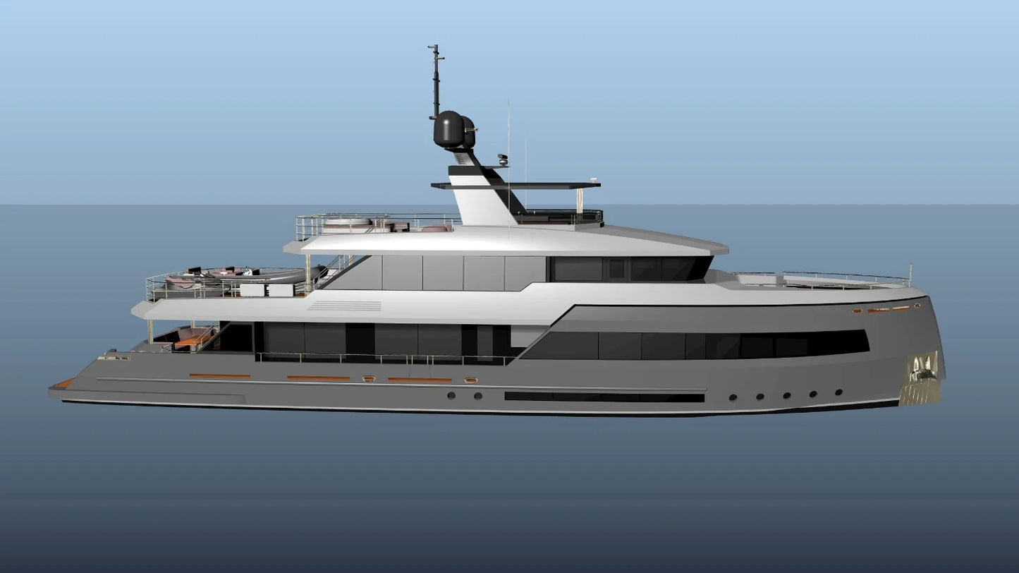 2026 INACE Explora 115 Superyacht-New Construction. Offered by Yacht Coast Yacht Sales