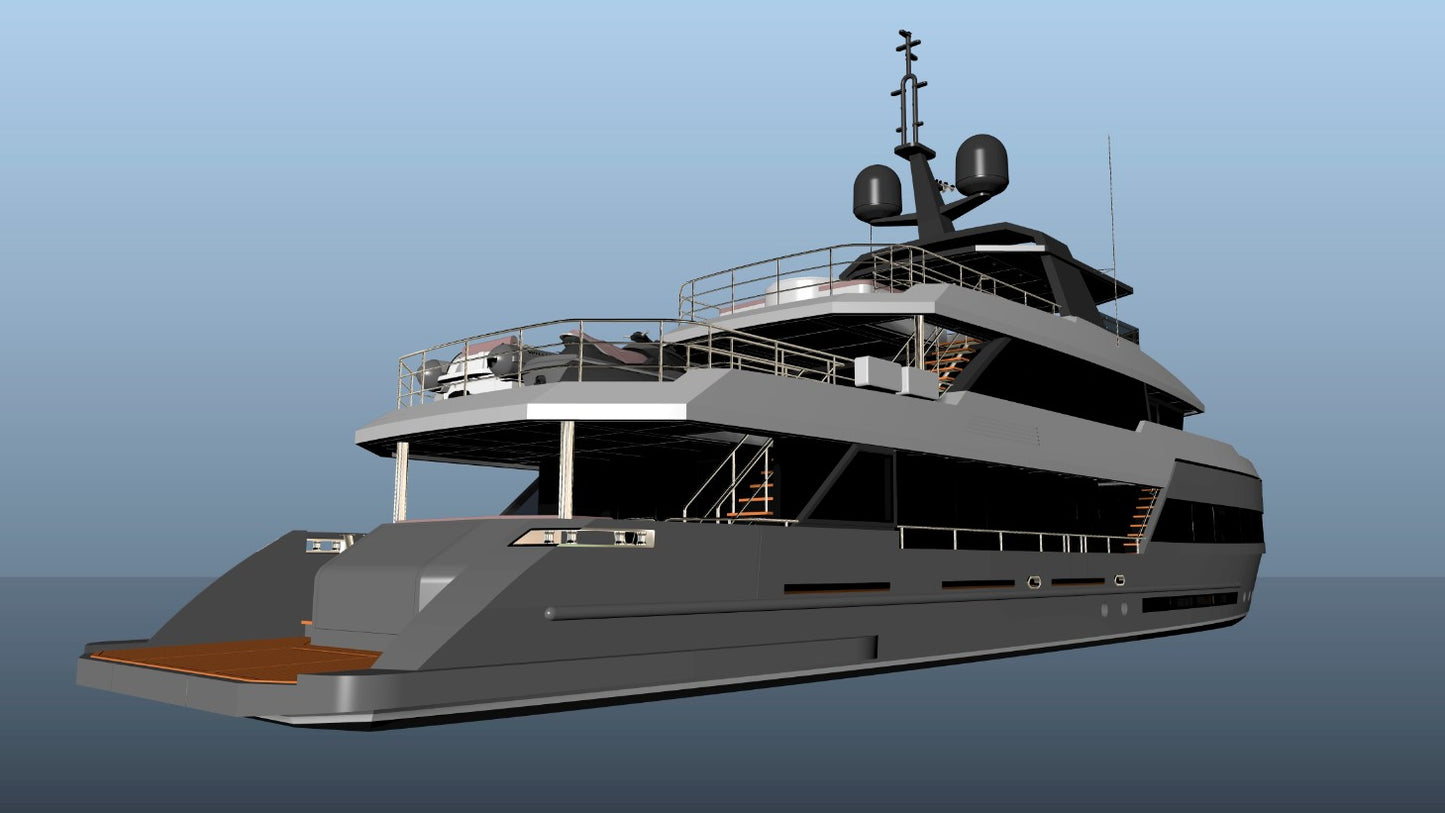 2026 INACE Explora 115 Superyacht-New Construction. Offered by Yacht Coast Yacht Sales