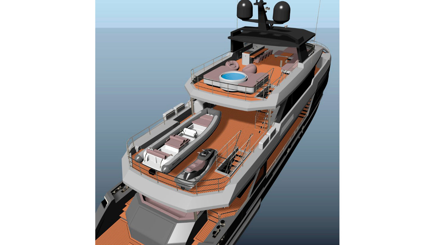 2026 INACE Explora 115 Superyacht-New Construction. Offered by Yacht Coast Yacht Sales