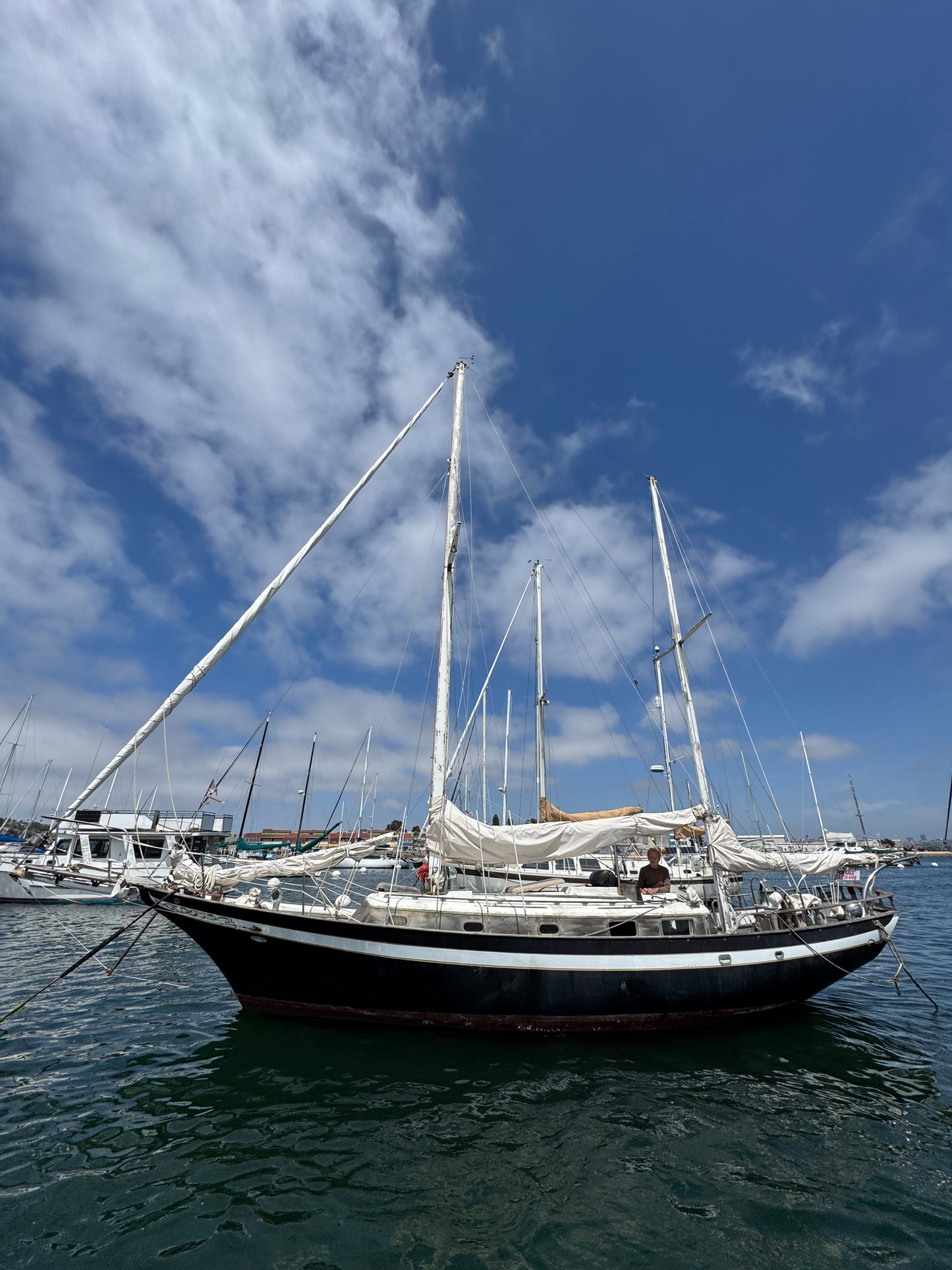 1979 Cheoy Lee Aft Cockpit... Located in San Diego, Ca, Offered By Yacht Coast Yacht Sales