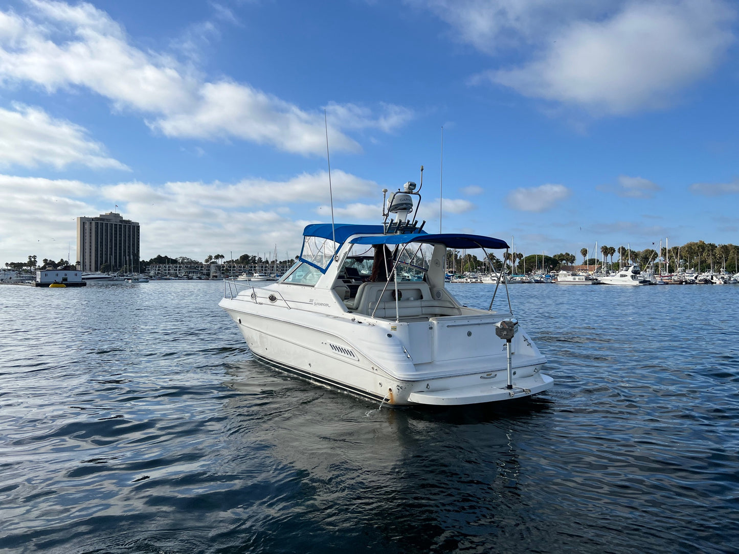 Sold! 1997 Sea Ray Sundancer 300 w/ new engines! Located in Mission Bay, Ca...Offered by Yacht Coast Yacht Sales