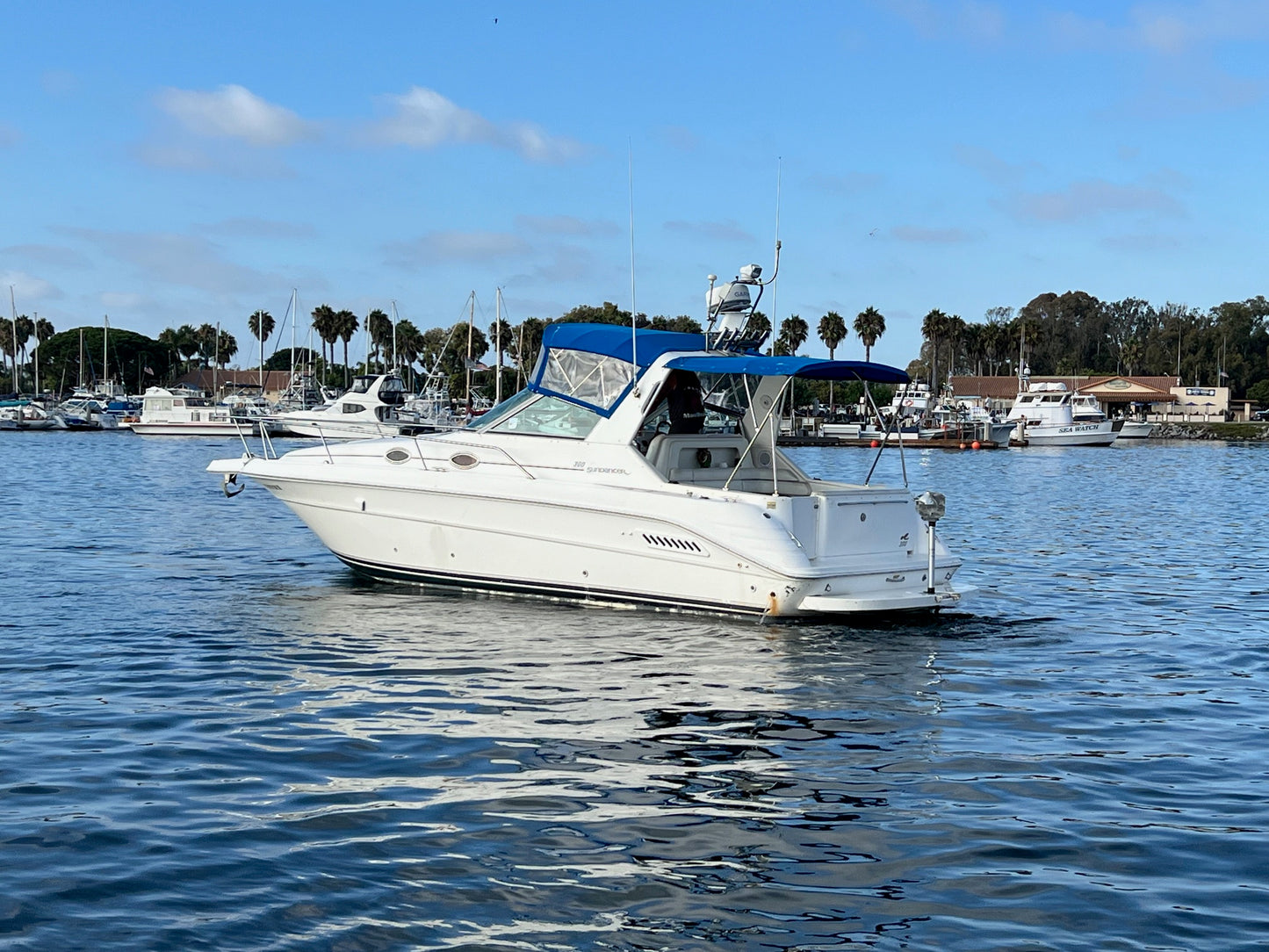 Sold! 1997 Sea Ray Sundancer 300 w/ new engines! Located in Mission Bay, Ca...Offered by Yacht Coast Yacht Sales
