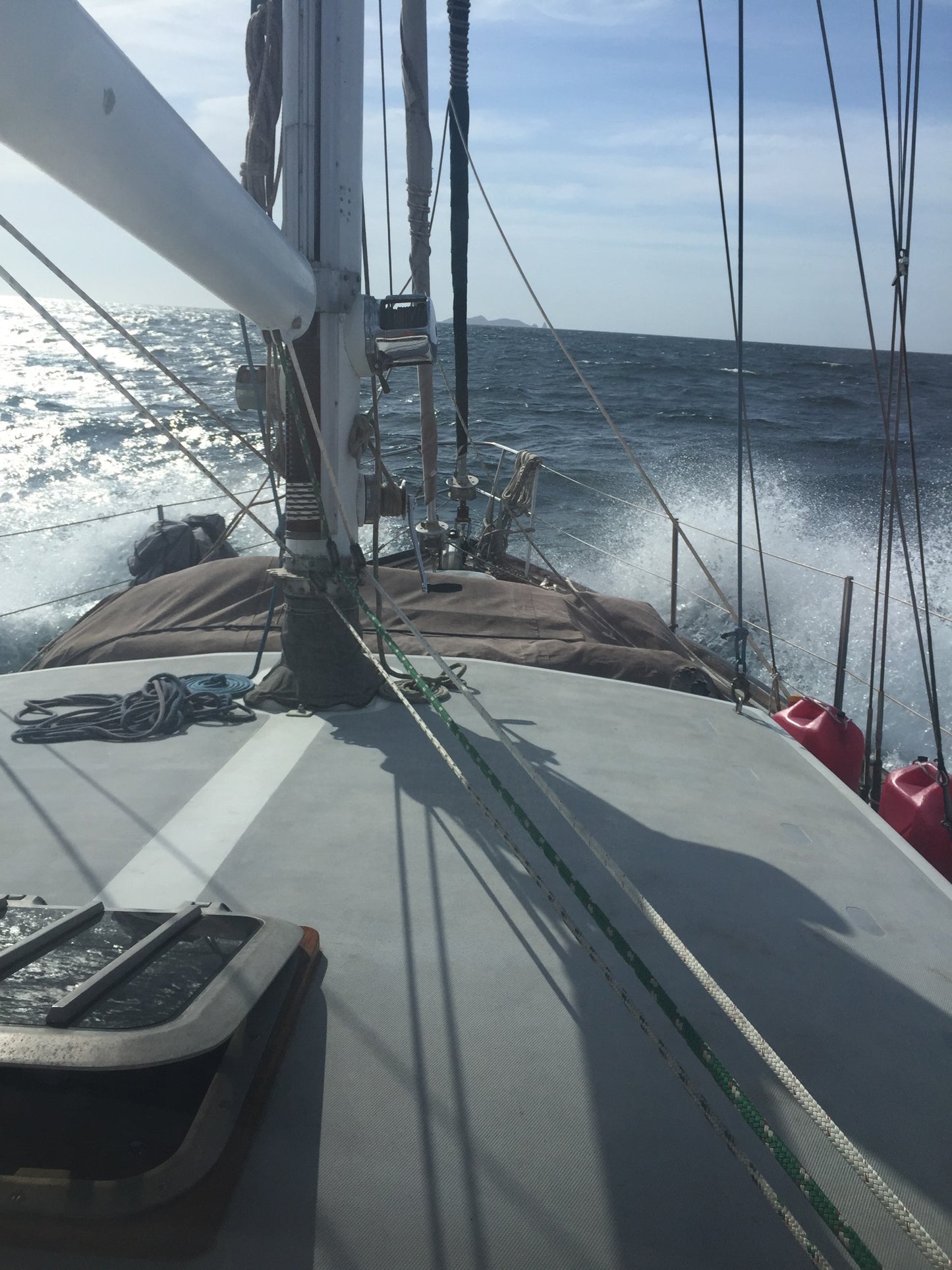 1979 48' FORBES COOPER MAPLE LEAF CENTER COCKPIT SAILBOAT. LOCATED IN ENSENADA, MEXICO