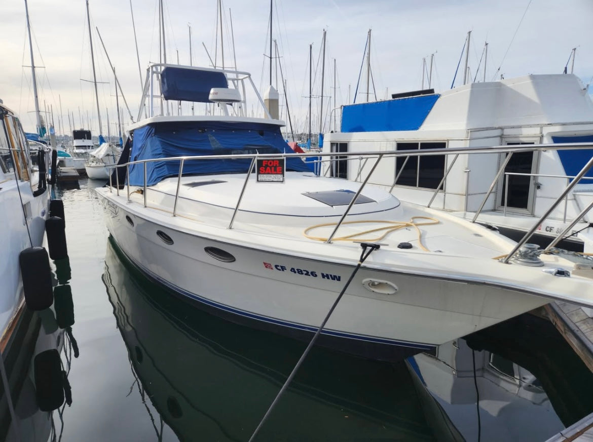 1986 Tiara 3100 Express Diesel.. Located in San Diego, Ca... Offered By Yacht Coast Yacht Sales