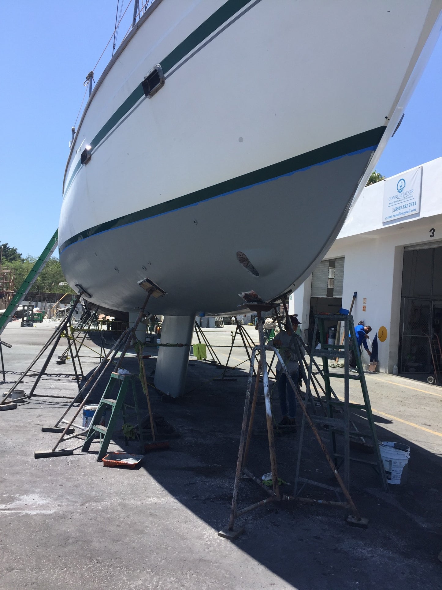 1979 48' FORBES COOPER MAPLE LEAF CENTER COCKPIT SAILBOAT. LOCATED IN ENSENADA, MEXICO