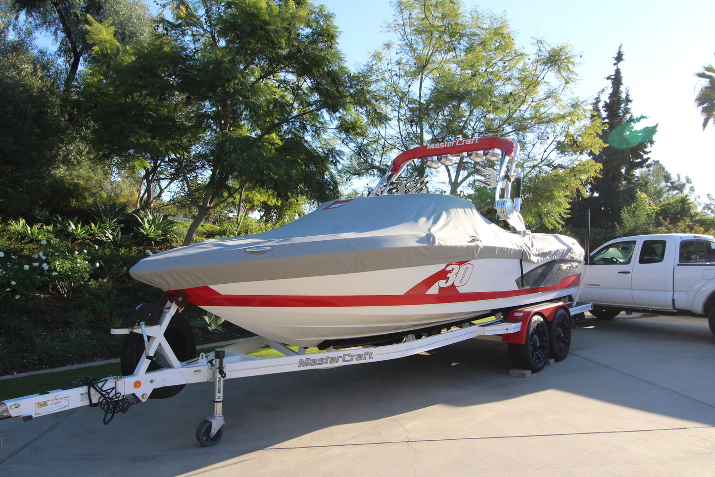 SOLD! 2013 23’ Mastercraft & Trailer! Great pride of ownership. For sale by Yacht Coast Yacht Sales