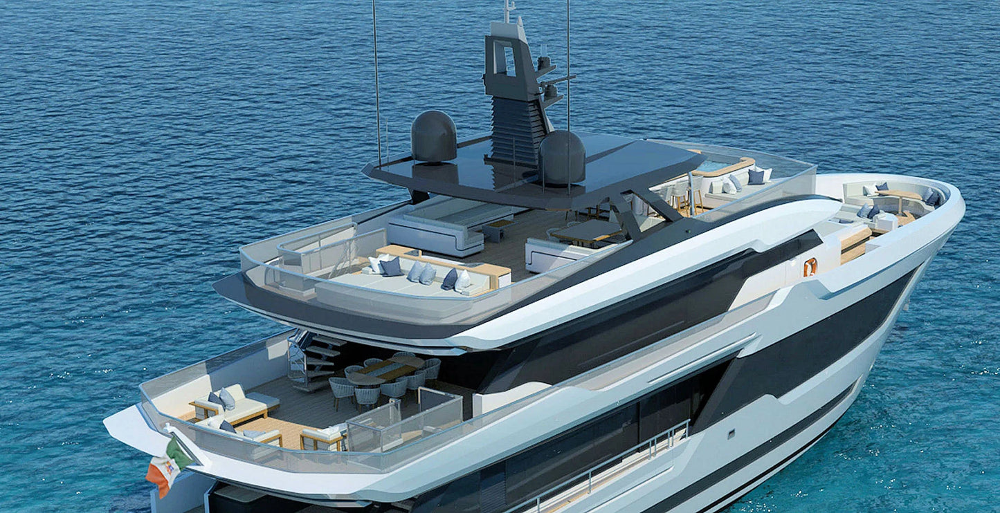 2027 INACE Aventura 130' Superyacht-New Construction. Offered by Yacht Coast Yacht Sales