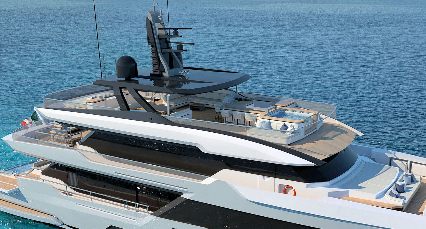 2027 INACE Aventura 130' Superyacht-New Construction. Offered by Yacht Coast Yacht Sales