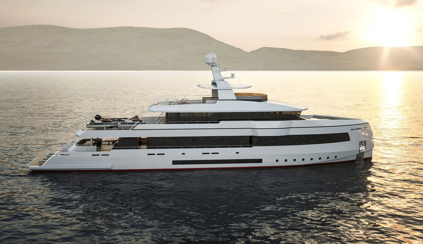 2026 INACE Explora 131 Superyacht-New Construction. Offered by Yacht Coast Yacht Sales
