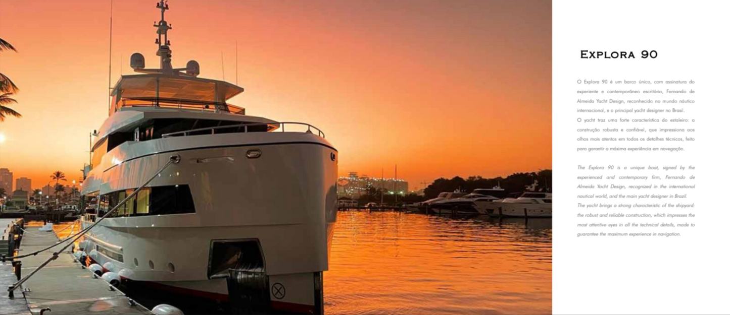 2025 INACE Explora 90 Superyacht-New Construction. Offered by Yacht Coast Yacht Sales