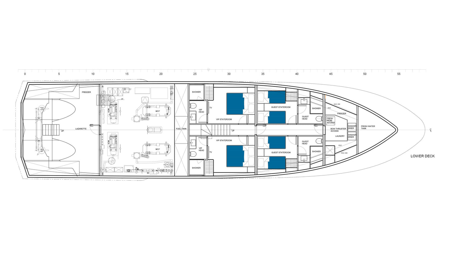 2025 INACE Aventura 106 Superyacht-New Construction. Offered by Yacht Coast Yacht Sales