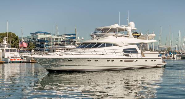2005 Johnson 70... Located in Marina Del Ray... Offered by Yacht Coast Yacht Sales