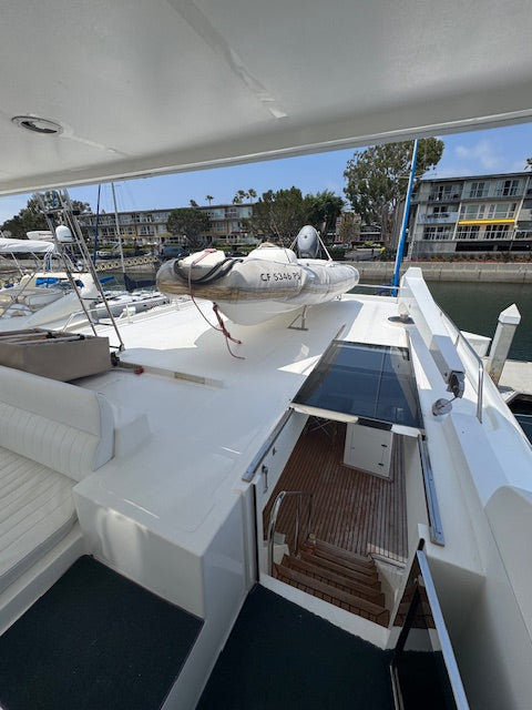 2005 Johnson 70... Located in Marina Del Ray... Offered by Yacht Coast Yacht Sales