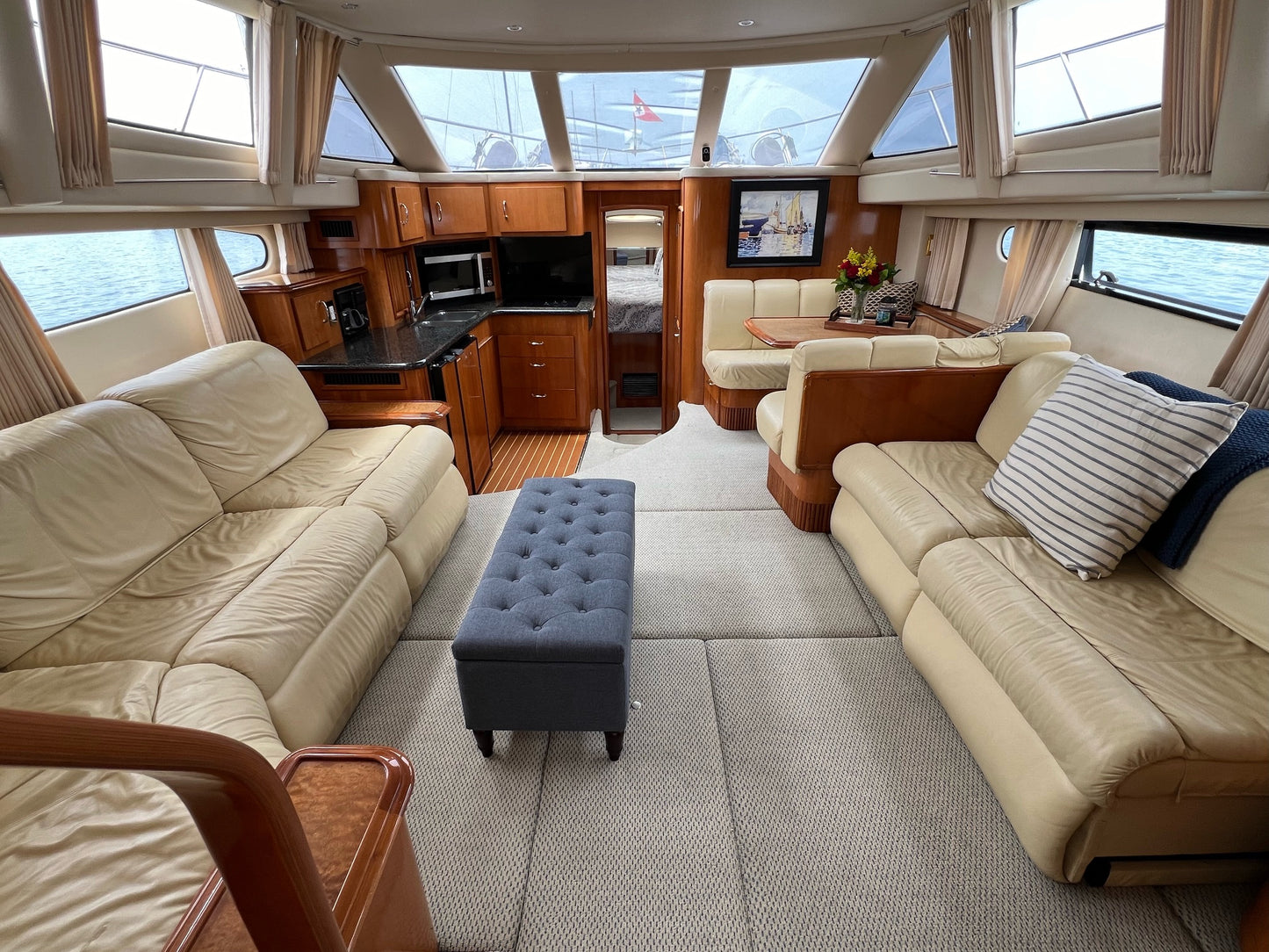 2003 Carver 444... Located in Newport Beach, CA... Offered By Yacht Coast Yacht Sales