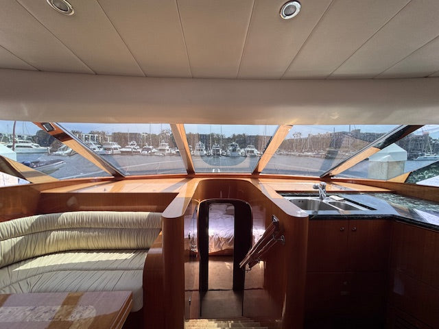 2005 Johnson 70... Located in Marina Del Ray... Offered by Yacht Coast Yacht Sales
