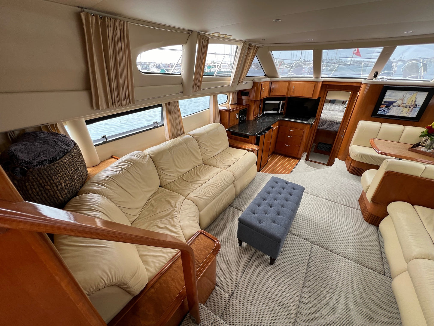 2003 Carver 444... Located in Newport Beach, CA... Offered By Yacht Coast Yacht Sales