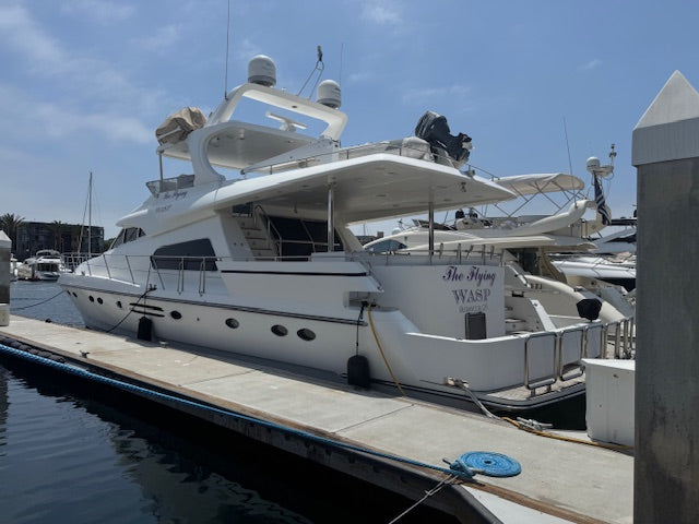 2005 Johnson 70... Located in Marina Del Ray... Offered by Yacht Coast Yacht Sales