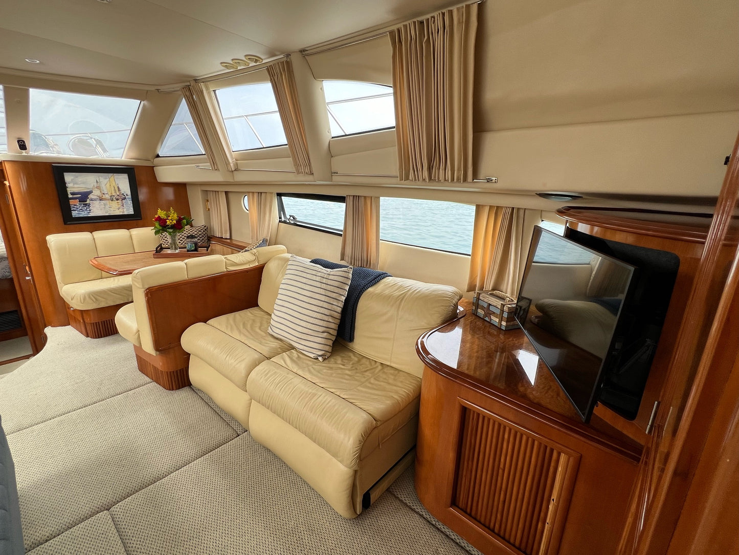 2003 Carver 444... Located in Newport Beach, CA... Offered By Yacht Coast Yacht Sales