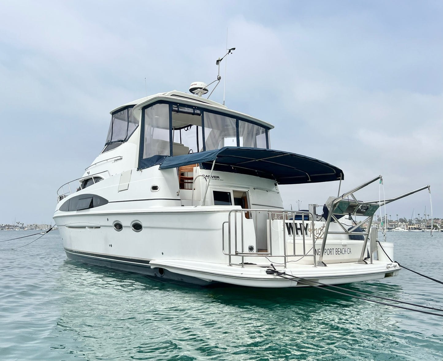 2003 Carver 444... Located in Newport Beach, CA... Offered By Yacht Coast Yacht Sales