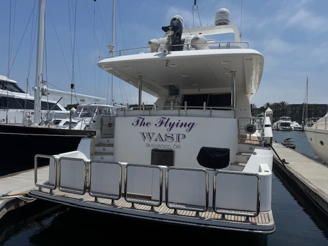 2005 Johnson 70... Located in Marina Del Ray... Offered by Yacht Coast Yacht Sales