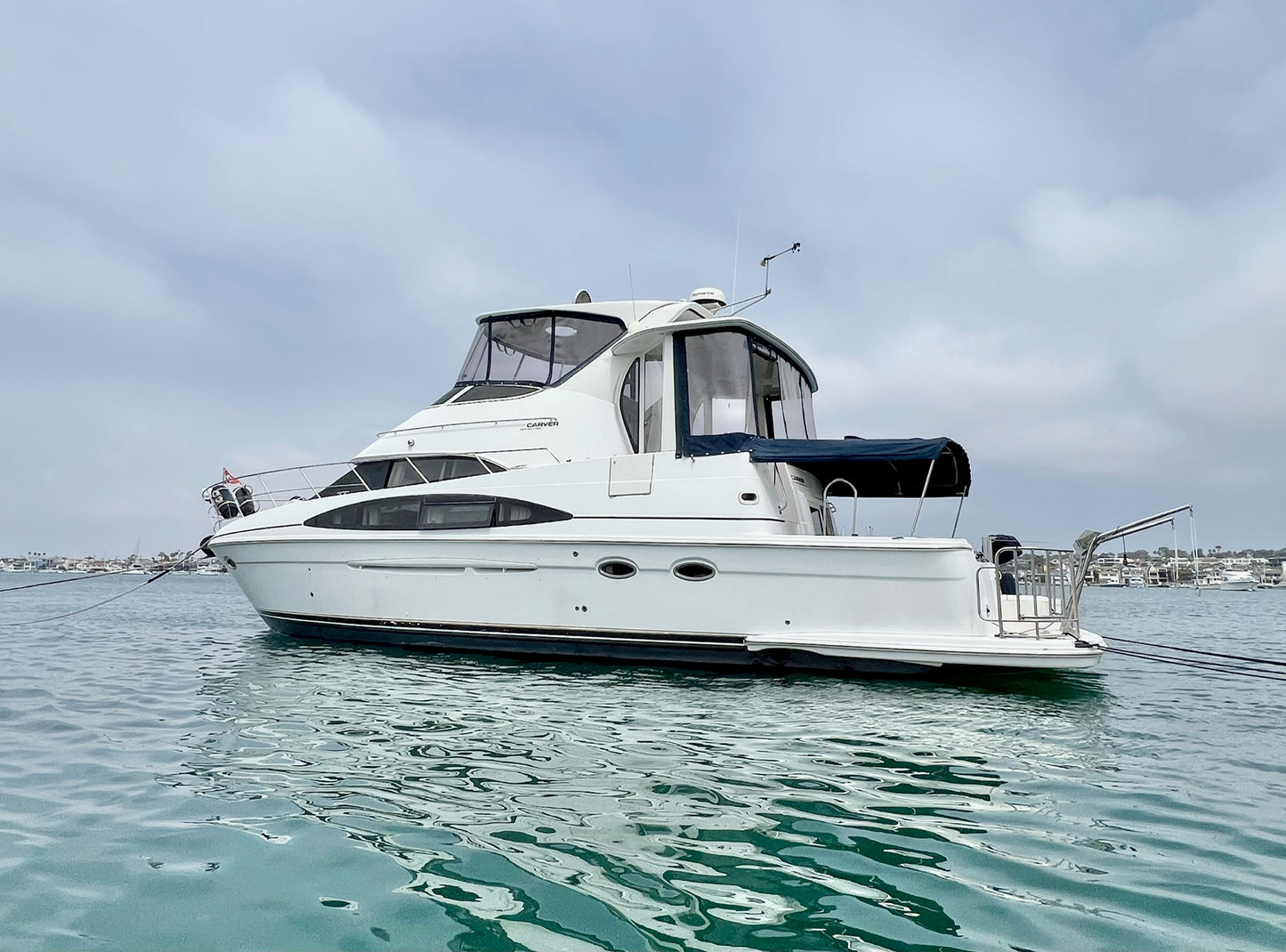 2003 Carver 444... Located in Newport Beach, CA... Offered By Yacht Coast Yacht Sales