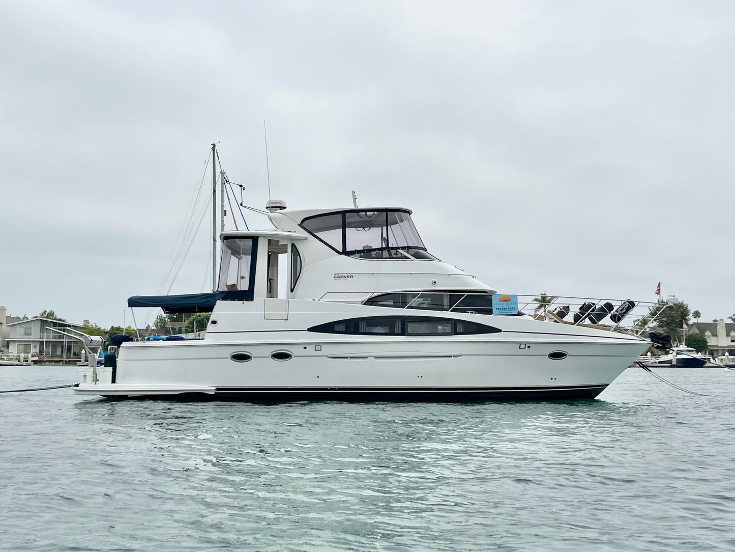 2003 Carver 444... Located in Newport Beach, CA... Offered By Yacht Coast Yacht Sales