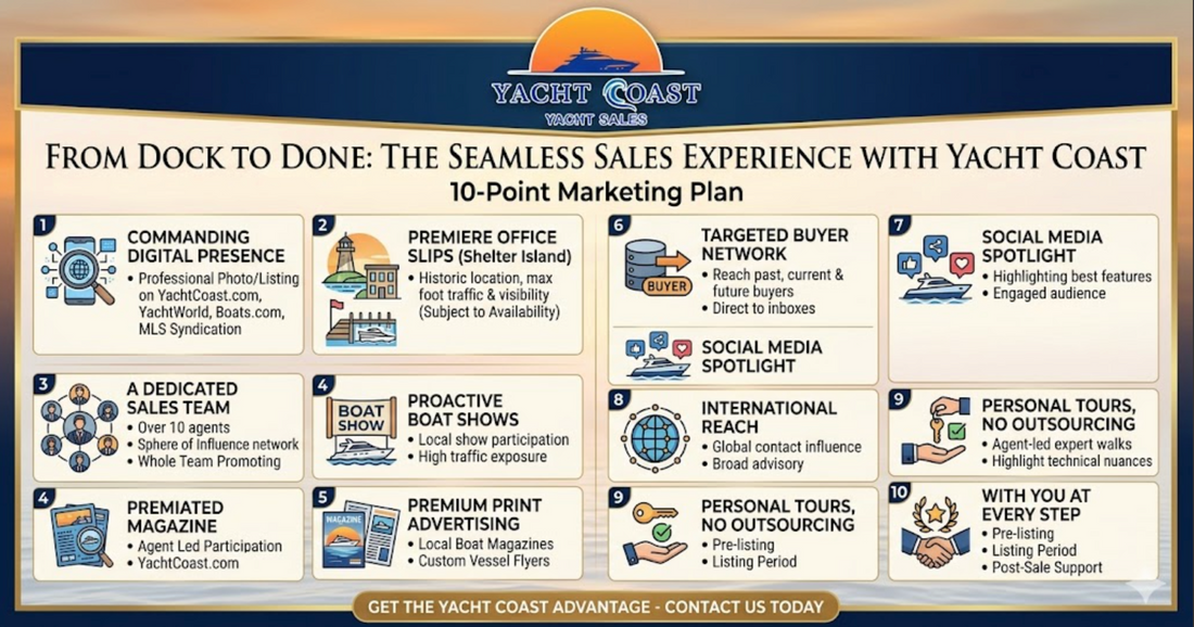 A Brokered Yacht Purchase Example, From Offer to Closing