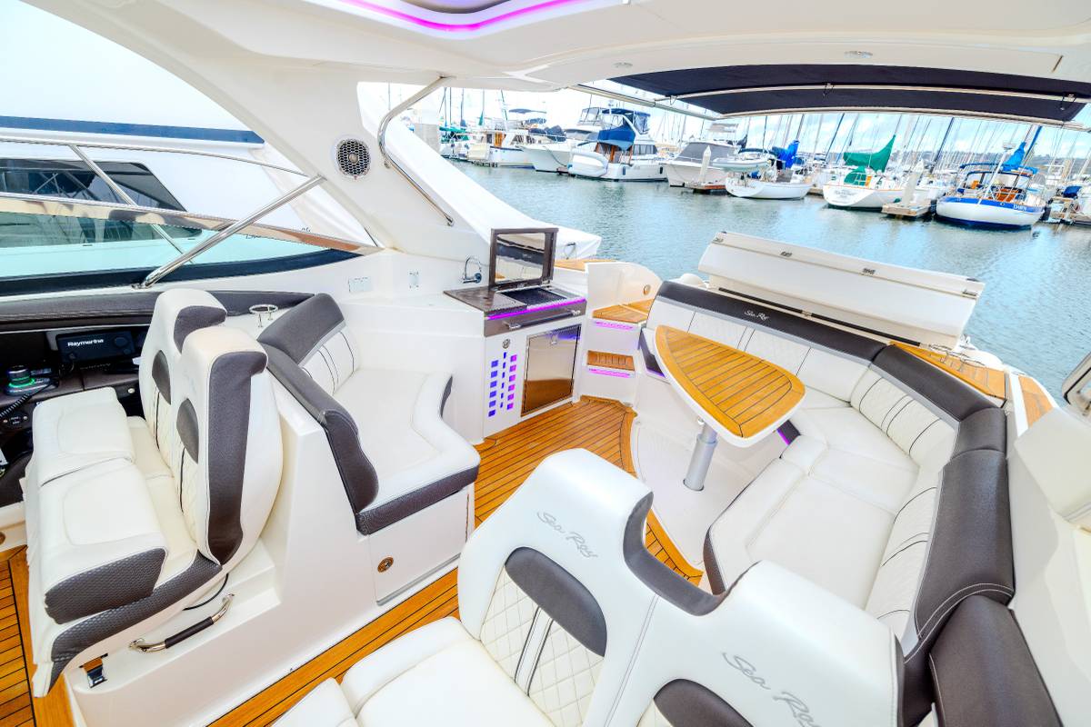 Sold! 2017 Sea Ray SLX350... Located in San Diego, Ca... Offered by Yacht Coast Yacht Sales