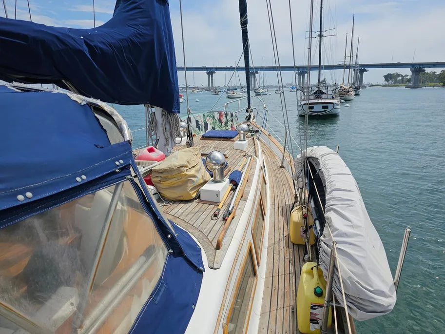 1981 Robert Perry 47' Center Cockpit... Located in San Diego, Ca... Offered By Yacht Coast Yacht Sales.