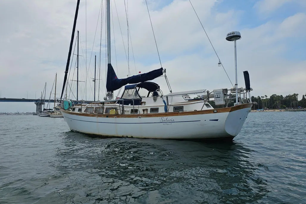 1981 Robert Perry 47' Center Cockpit... Located in San Diego, Ca... Offered By Yacht Coast Yacht Sales.