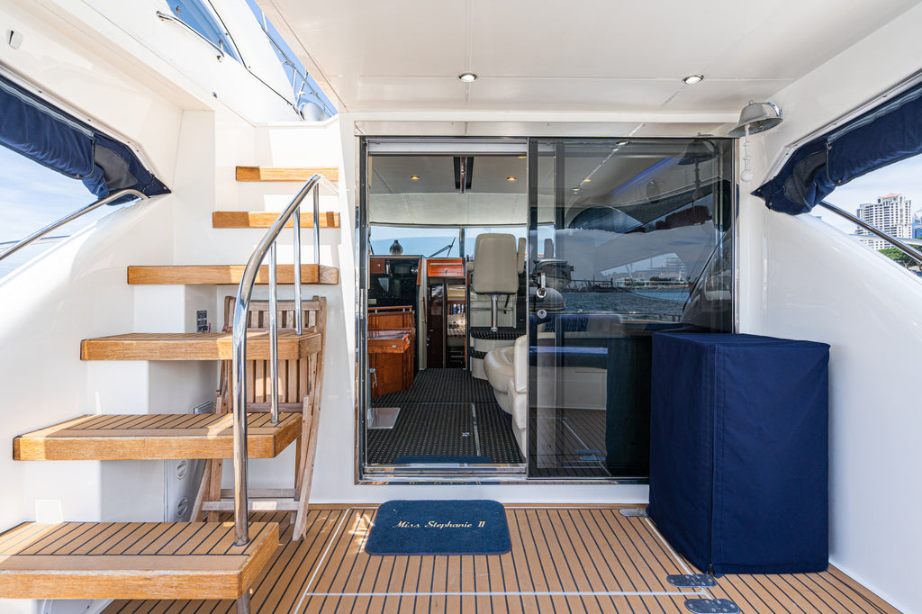 2002 Fairline Phantom 46.... LLC Owned & possible slip transfer at Marriott Downtown San Diego, Ca...