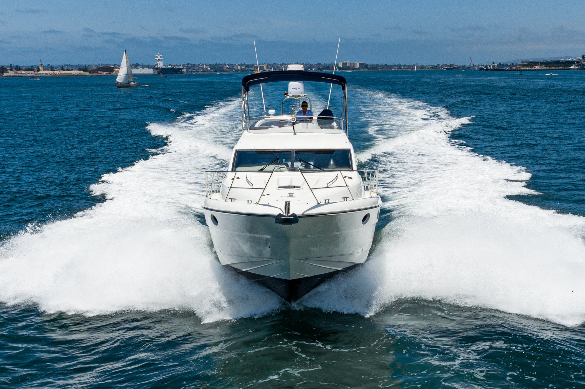 2002 Fairline Phantom 46.... LLC Owned & possible slip transfer at Marriott Downtown San Diego, Ca...