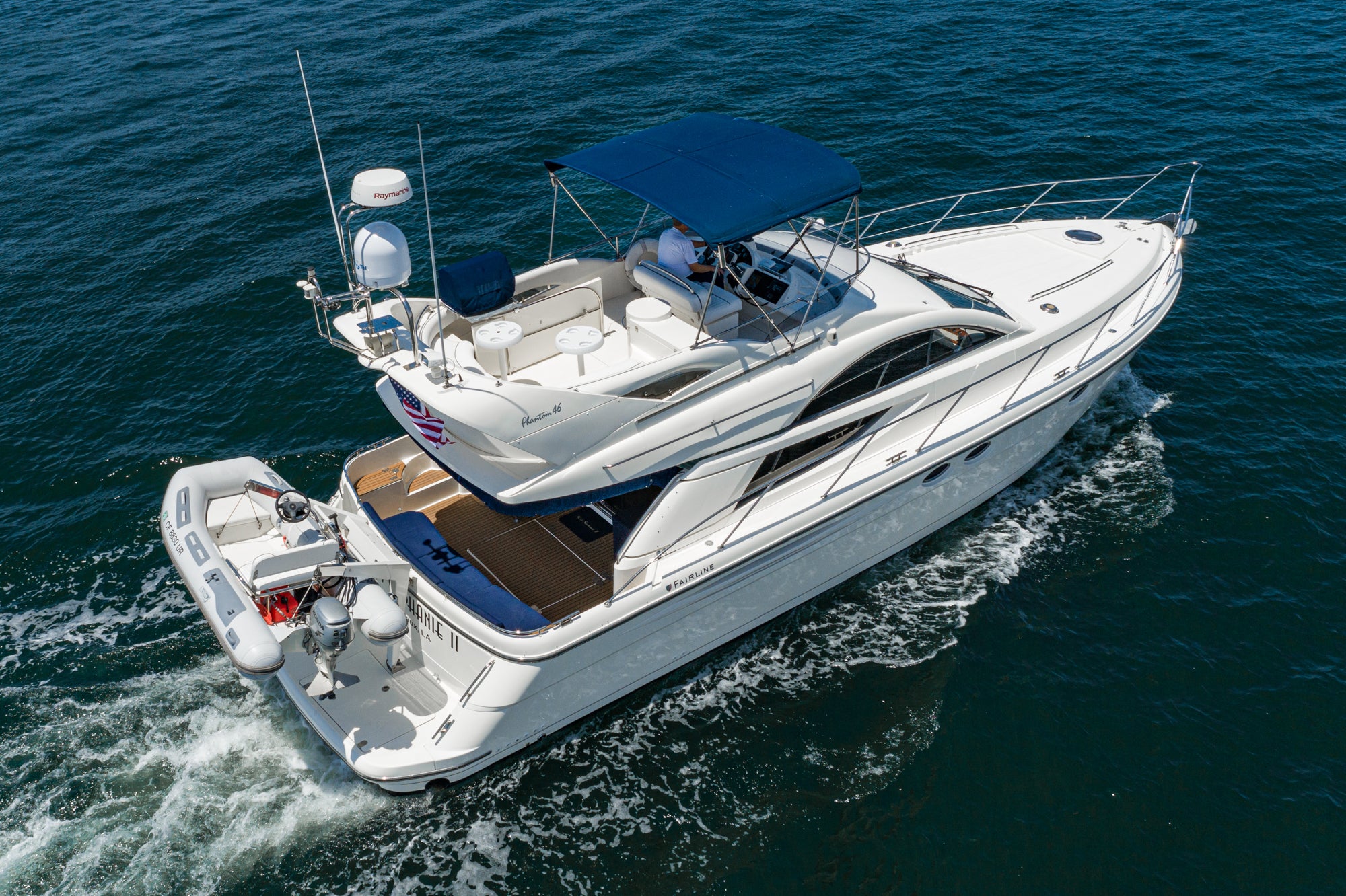2002 Fairline Phantom 46.... LLC Owned & possible slip transfer at Marriott Downtown San Diego, Ca...