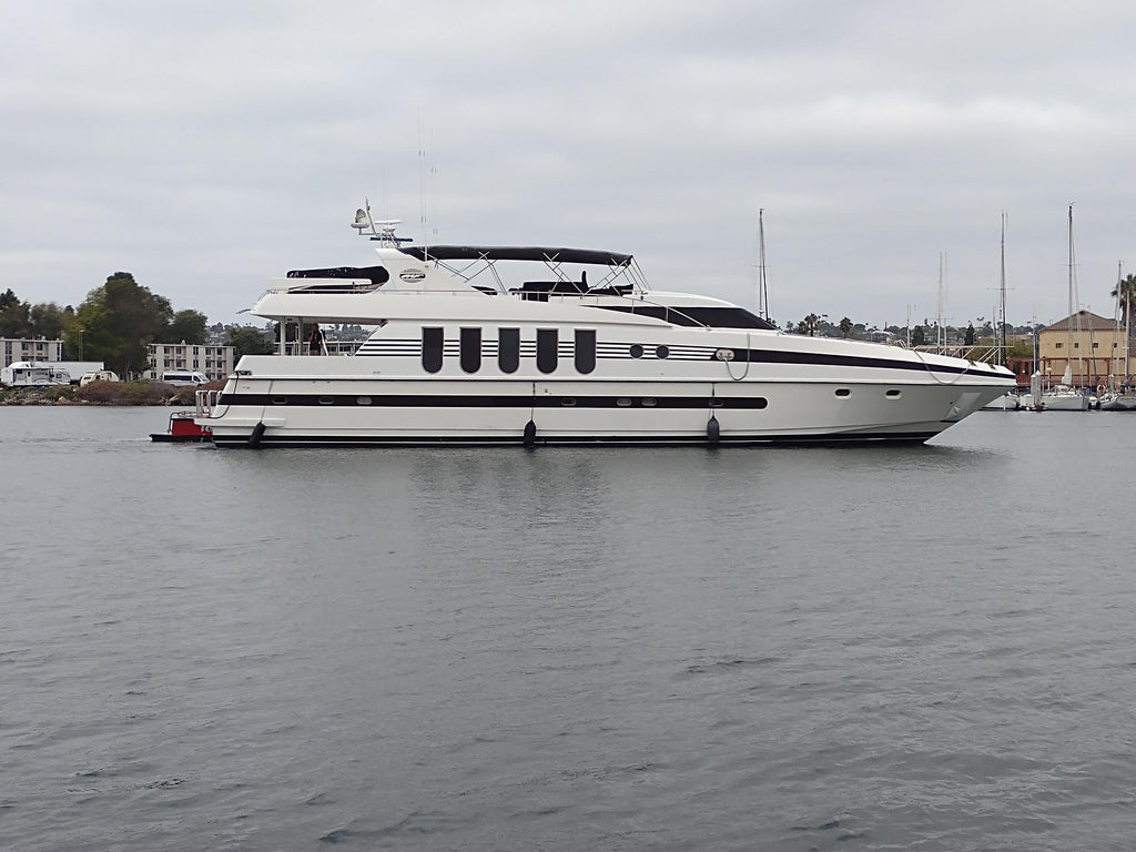 1996 92' Monte Fino Yacht... Located in San Diego... Offered by Yacht Coast Yacht Sales