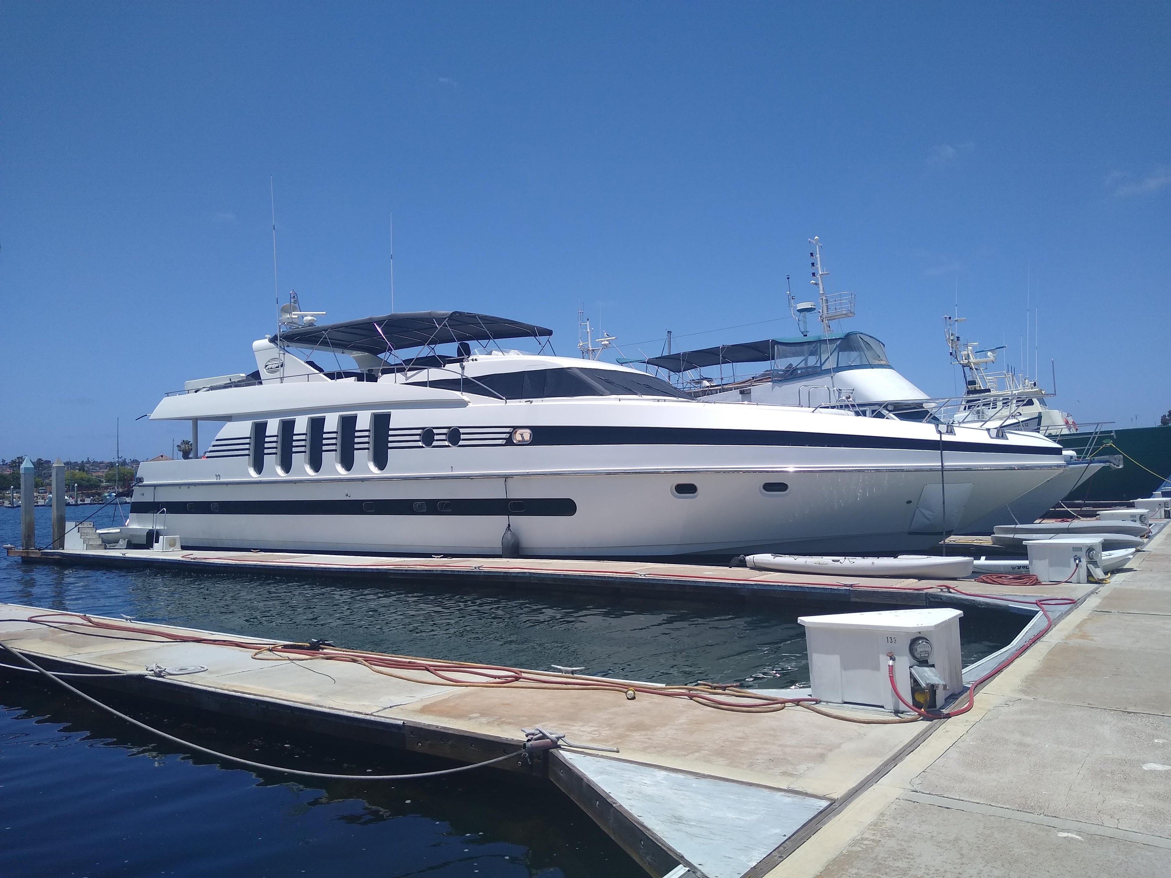 1996 92' Monte Fino Yacht... Located in San Diego... Offered by Yacht Coast Yacht Sales