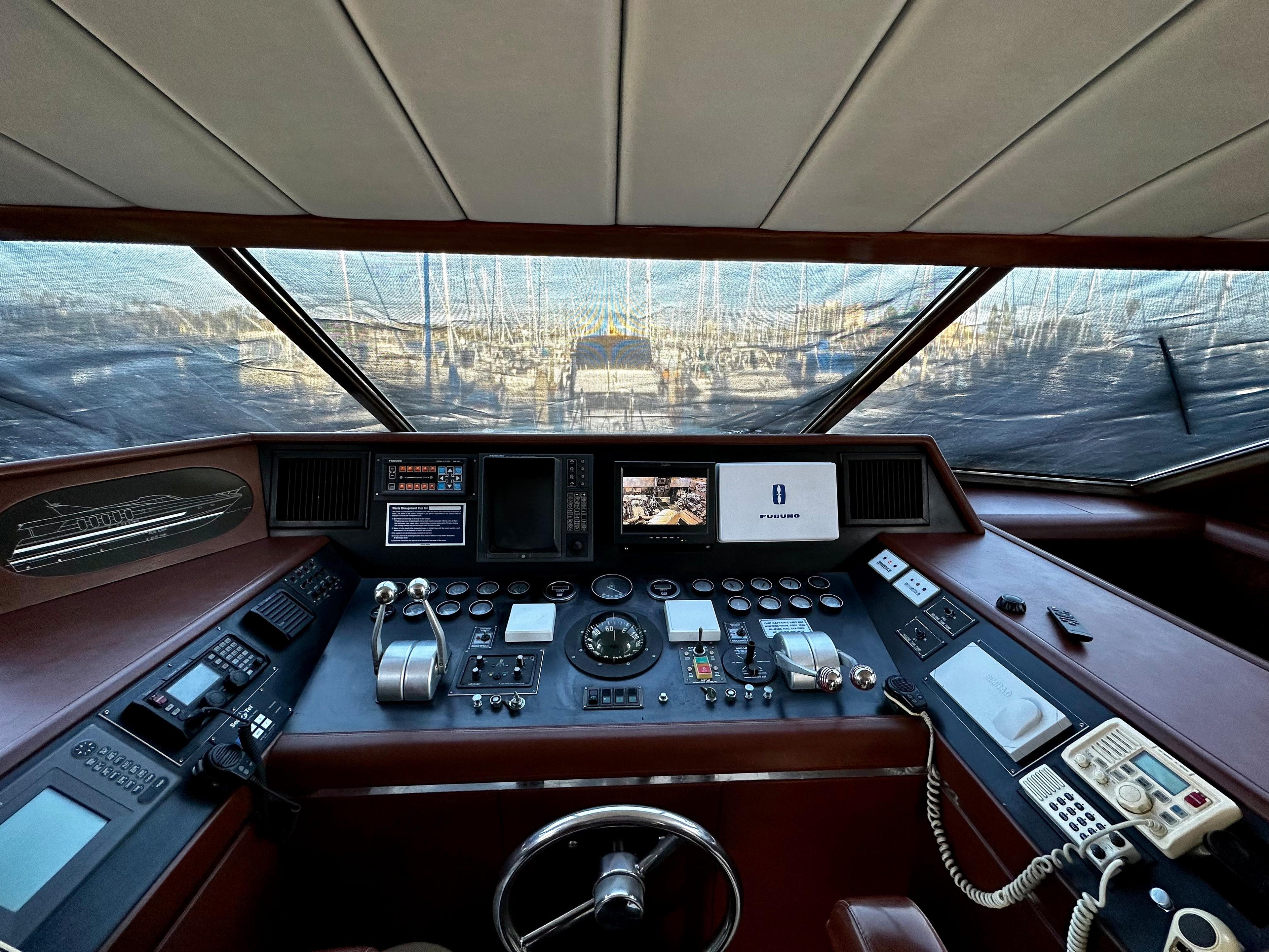 1996 92' Monte Fino Yacht... Located in San Diego... Offered by Yacht Coast Yacht Sales