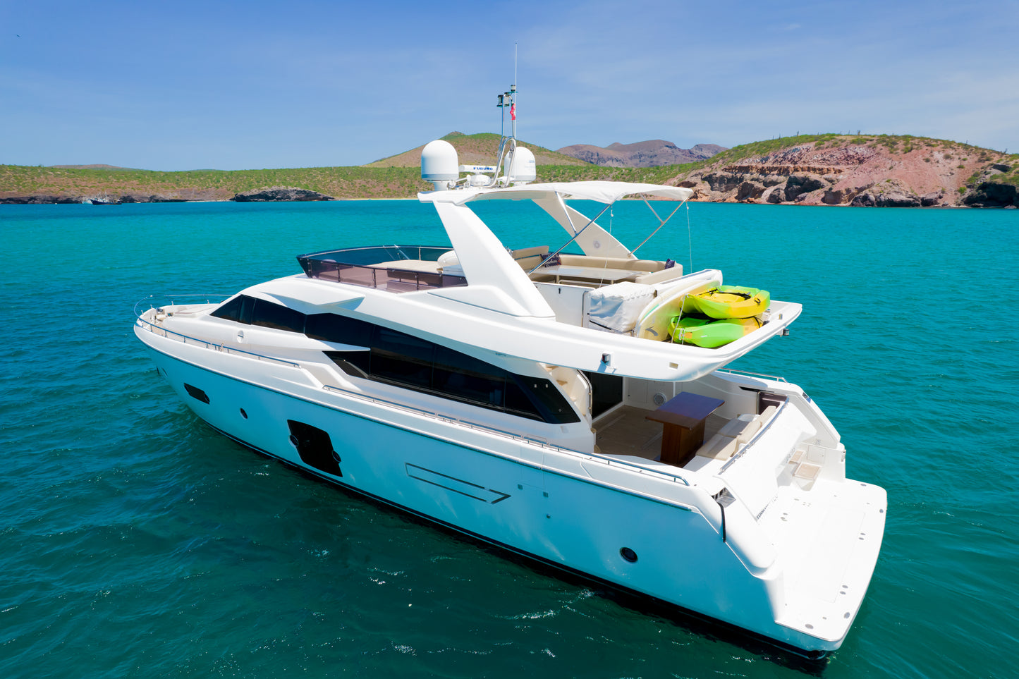 2013 Ferretti 720 Located in Baja, Mexico. LLC Owned Vessel!