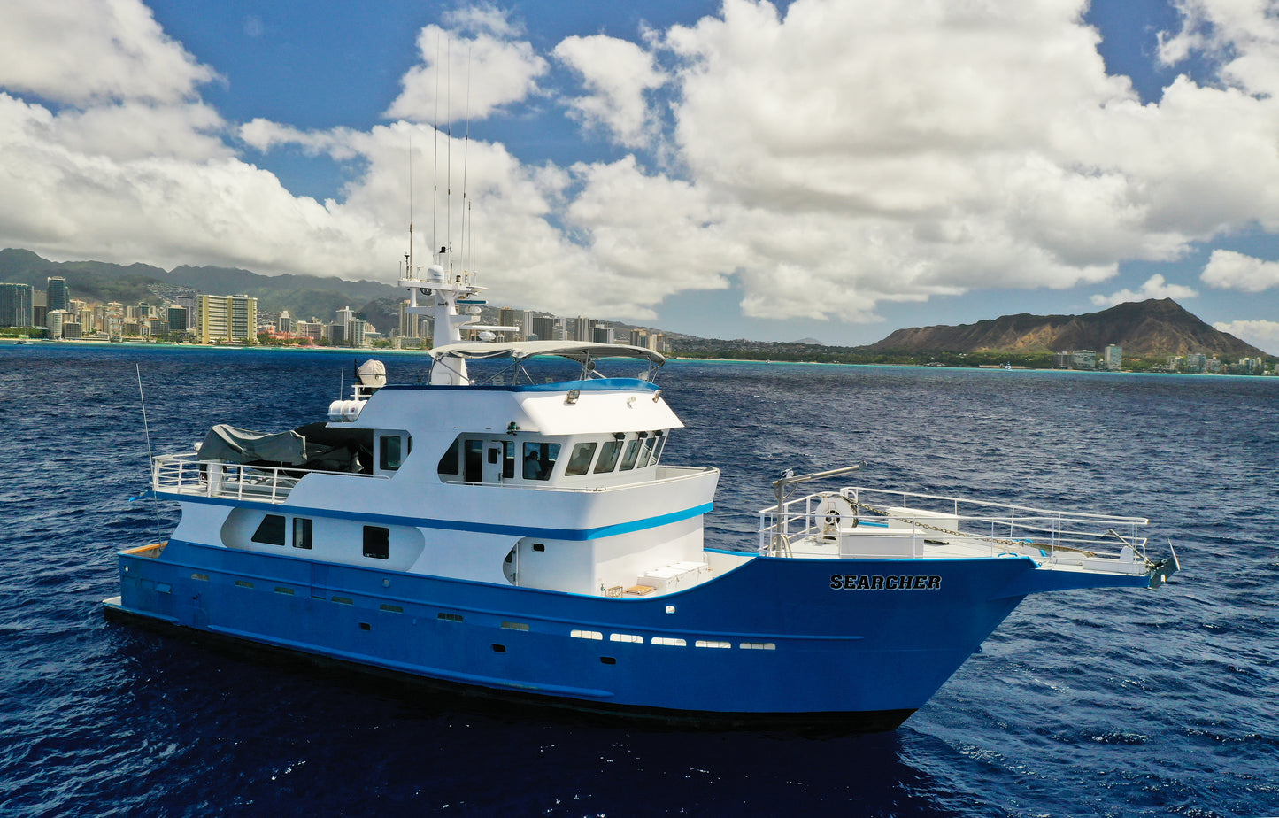 2000 96' Custom Rodriquez Long Range Passagemaker Vessel. Located In Honolulu, Hawaii. For sale by Yacht Coast Yacht Sales