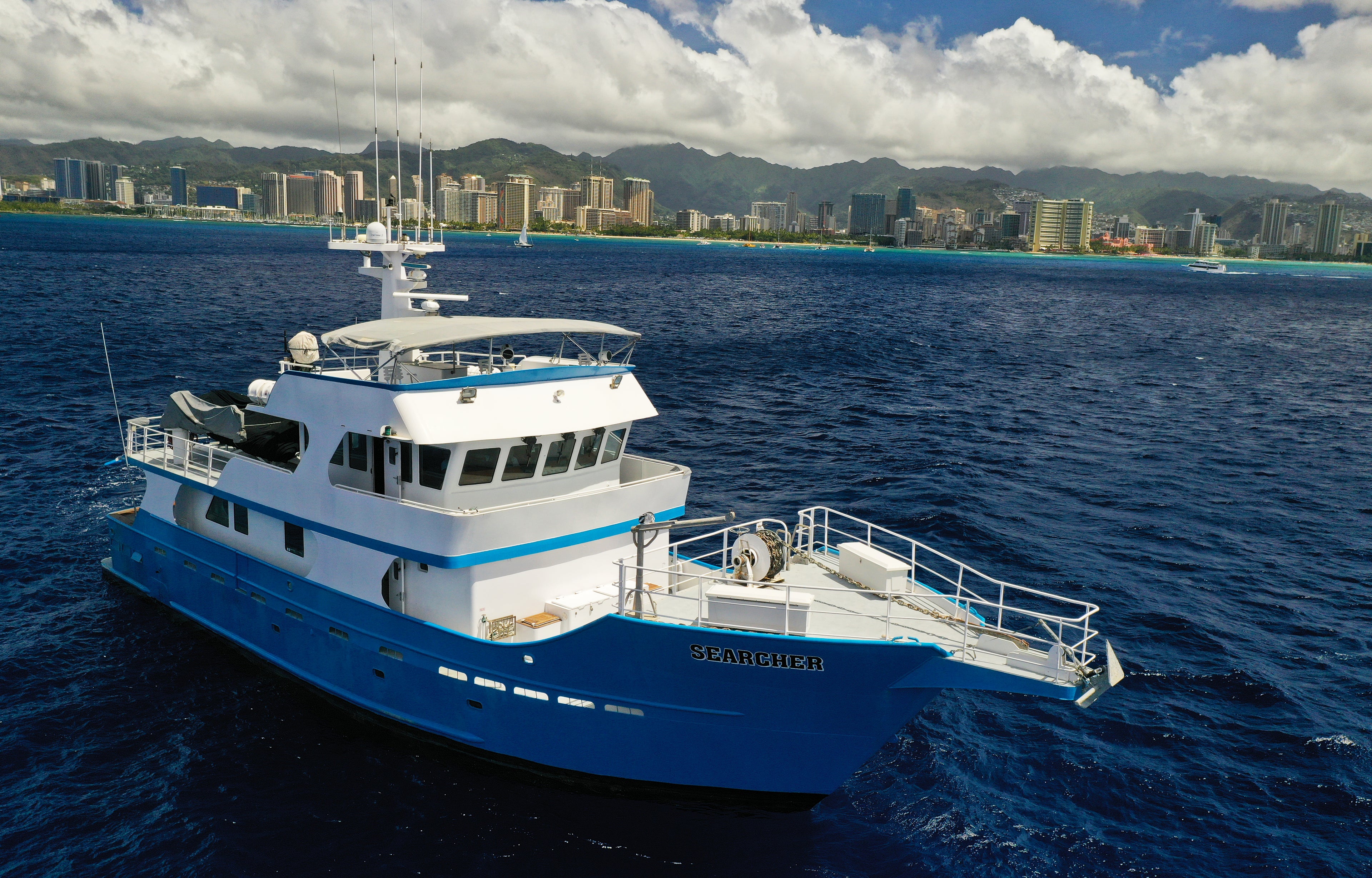 Sold! 2000 96' Custom Rodriquez Long Range Passagemaker Vessel. Located In Honolulu, Hawaii. For sale by Yacht Coast Yacht Sales