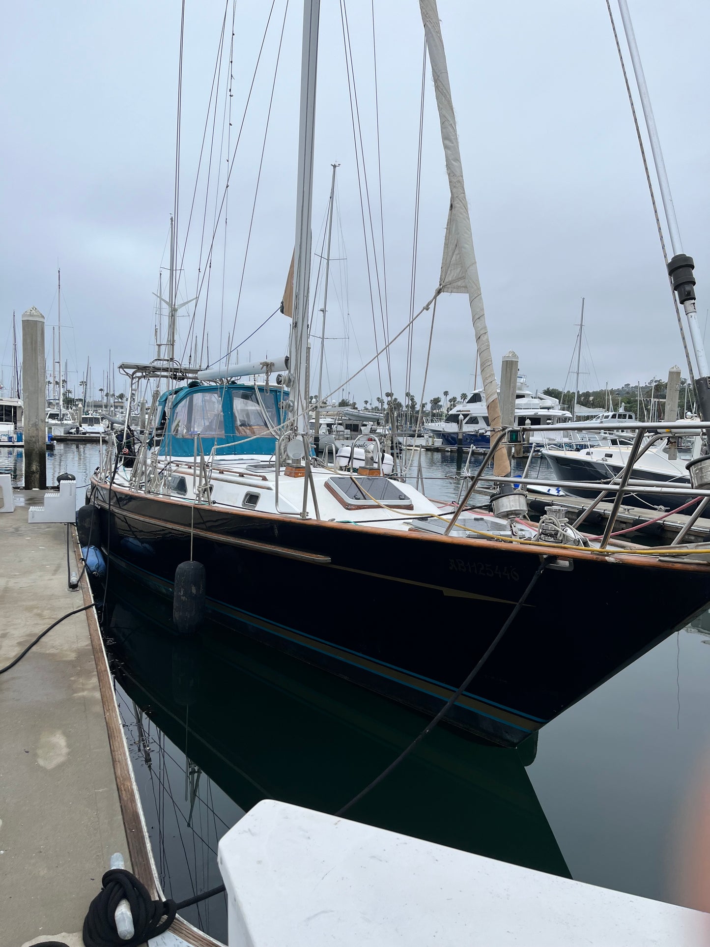 1987 52' Tayana Center Cockpit Bluewater Sailboat... Located in Ensenada, Mexico... Offered By Yacht Coast Yacht Sales