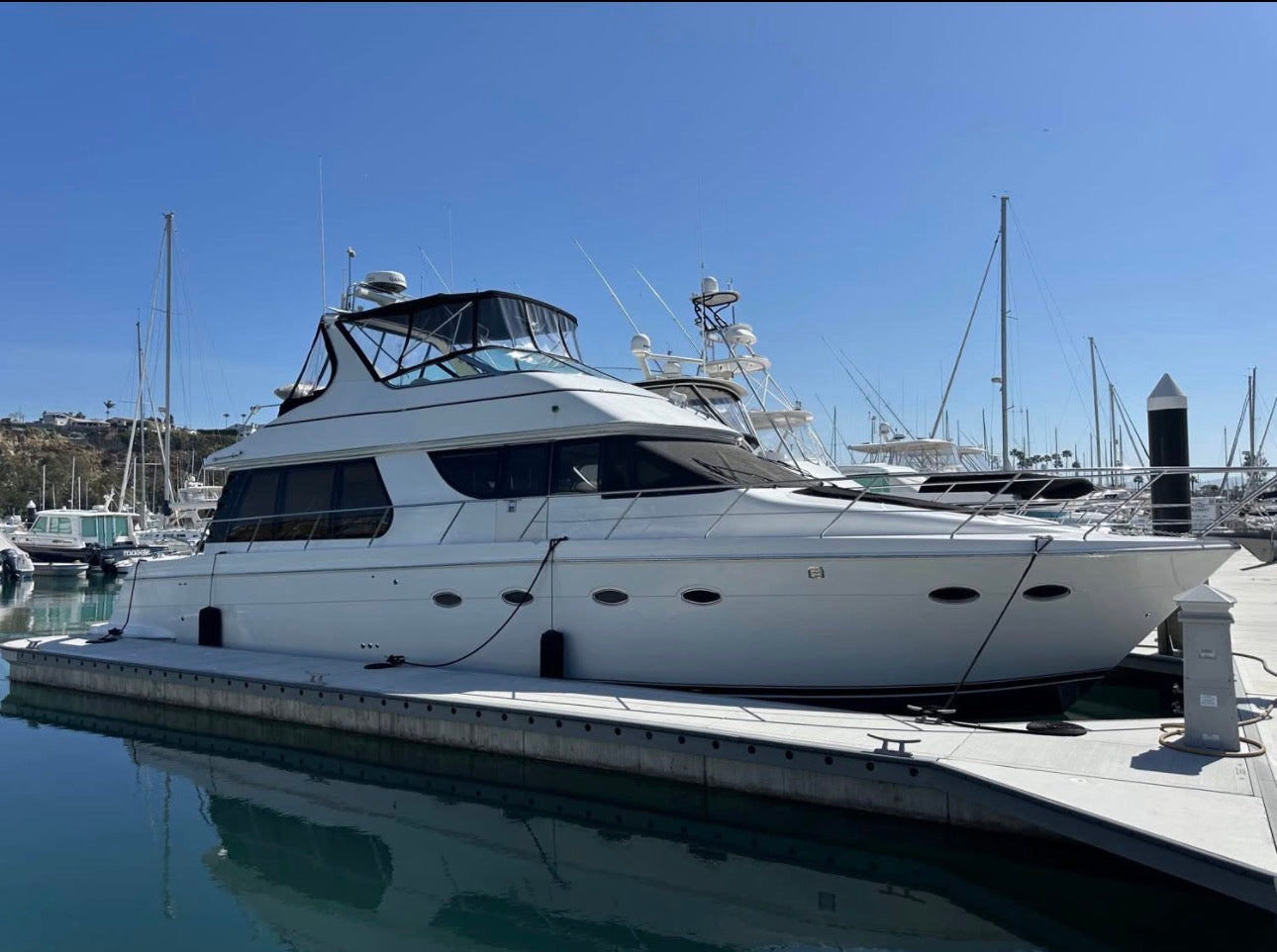 2000 Carver 530 Voyager Pilothouse... Located at our docks at 2353 Shelter Island, San Diego, Ca... Offered By Yacht Coast Yacht Sales
