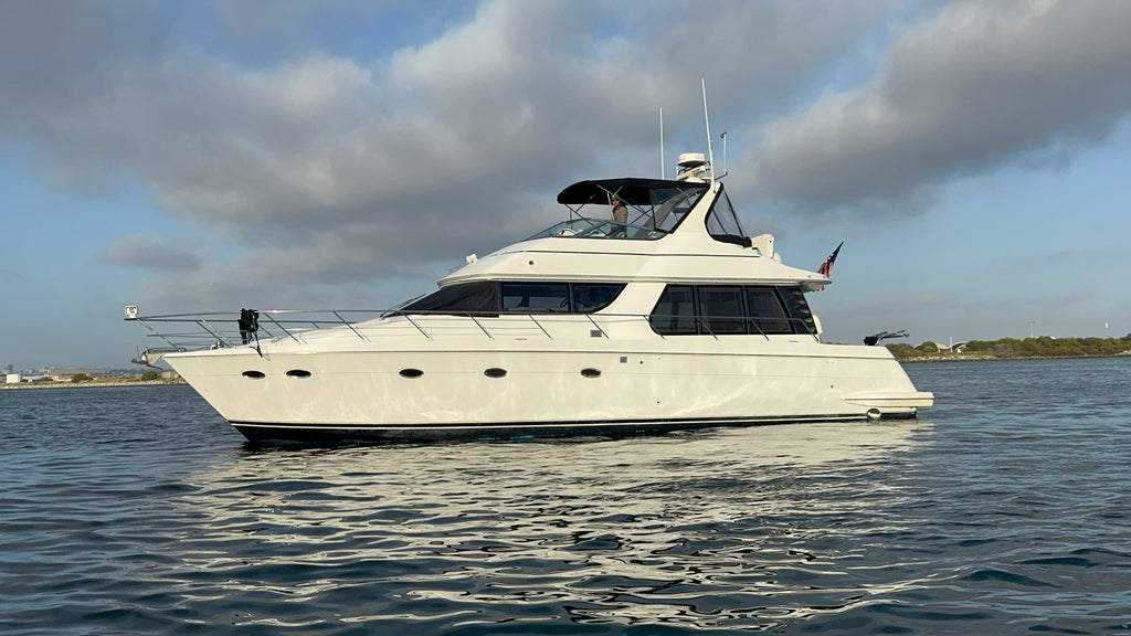 2000 Carver 530 Voyager Pilothouse... Located at our docks at 2353 Shelter Island, San Diego, Ca... Offered By Yacht Coast Yacht Sales