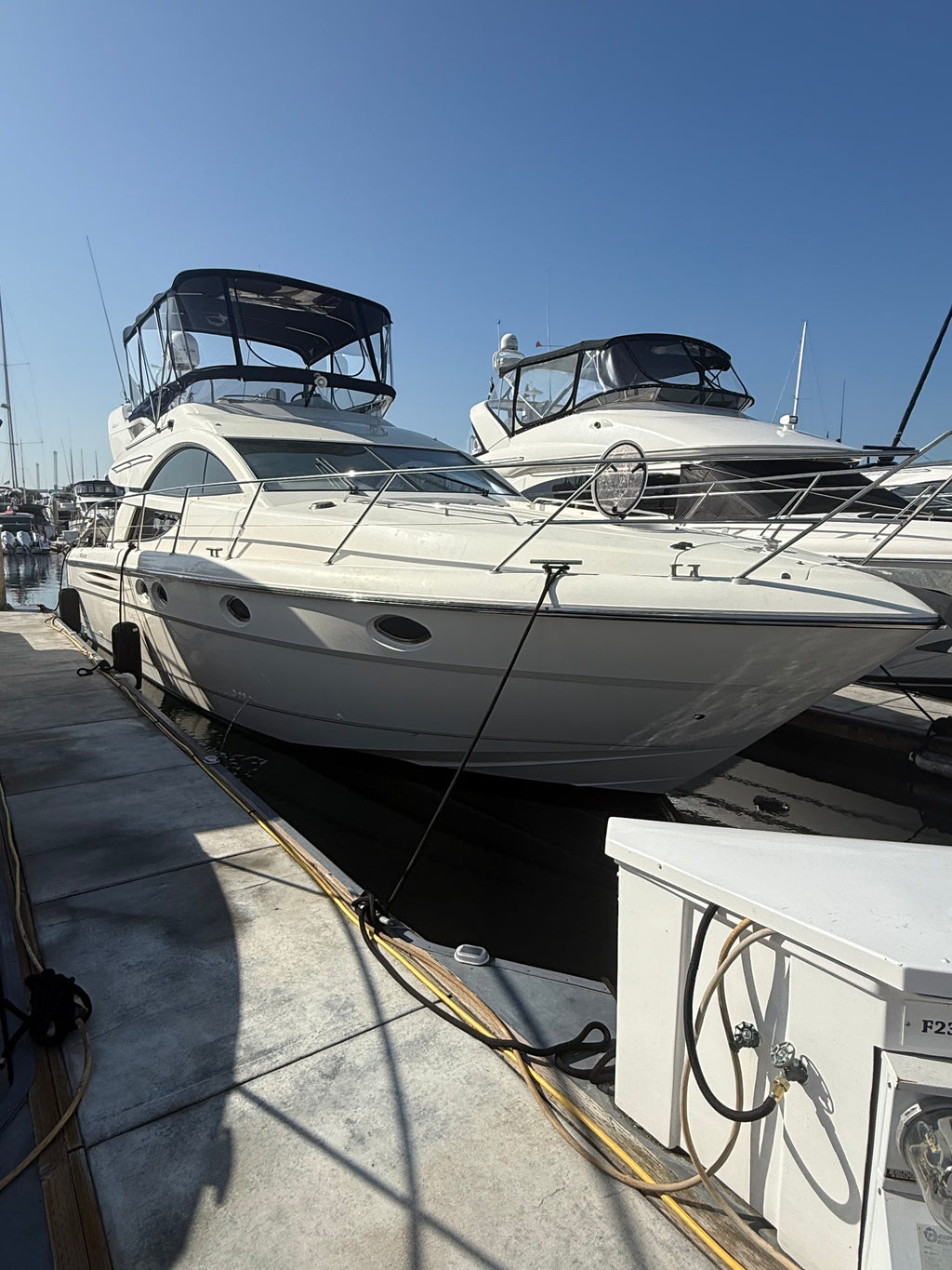 2002 Fairline Phantom 46.... LLC Owned & possible slip transfer at Marriott Downtown San Diego, Ca...