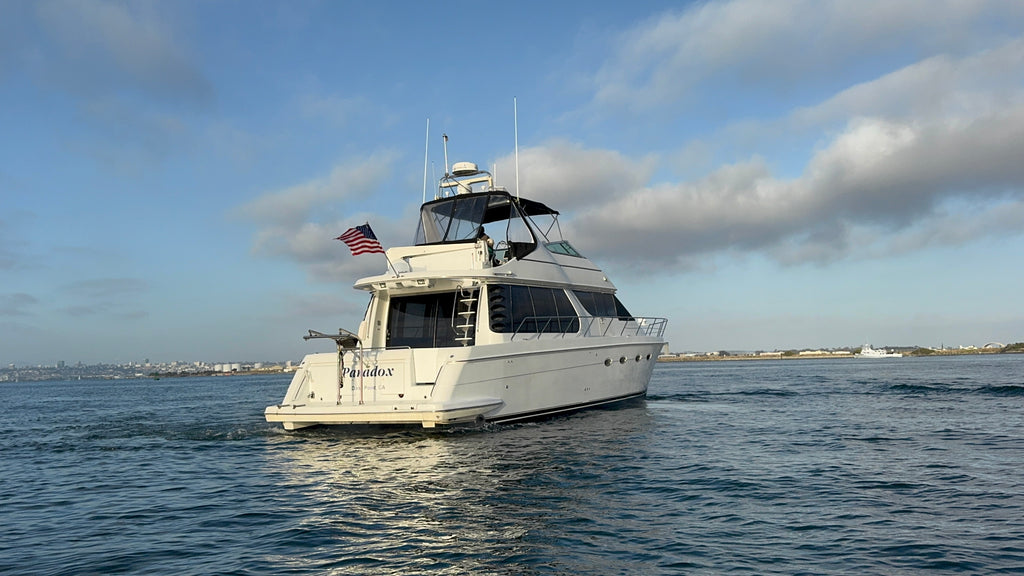 2000 Carver 530 Voyager Pilothouse... Located at our docks at 2353 Shelter Island, San Diego, Ca... Offered By Yacht Coast Yacht Sales