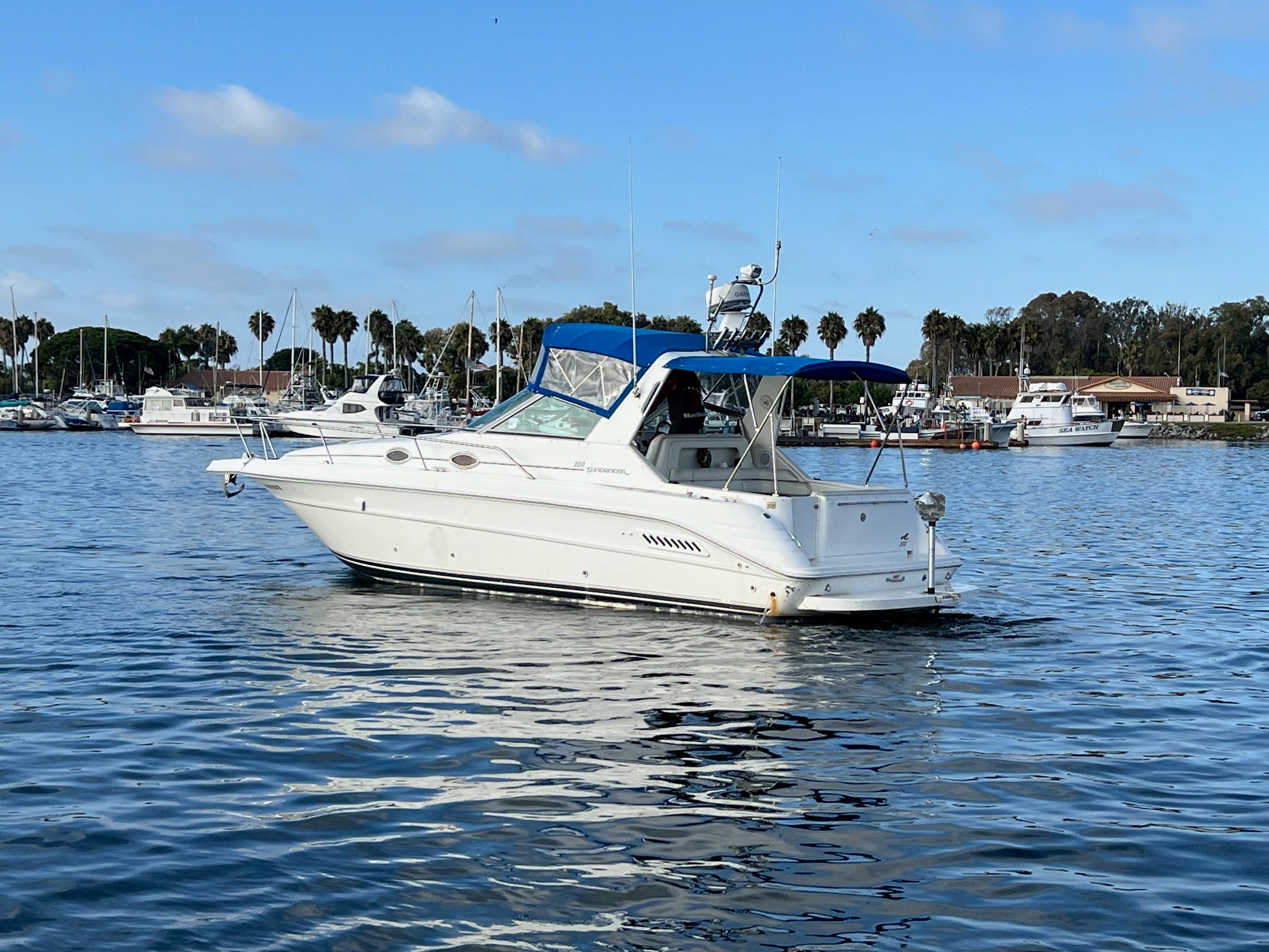 Sold! 1997 Sea Ray Sundancer 300 w/ new engines! Located in Mission Bay, Ca...Offered by Yacht Coast Yacht Sales