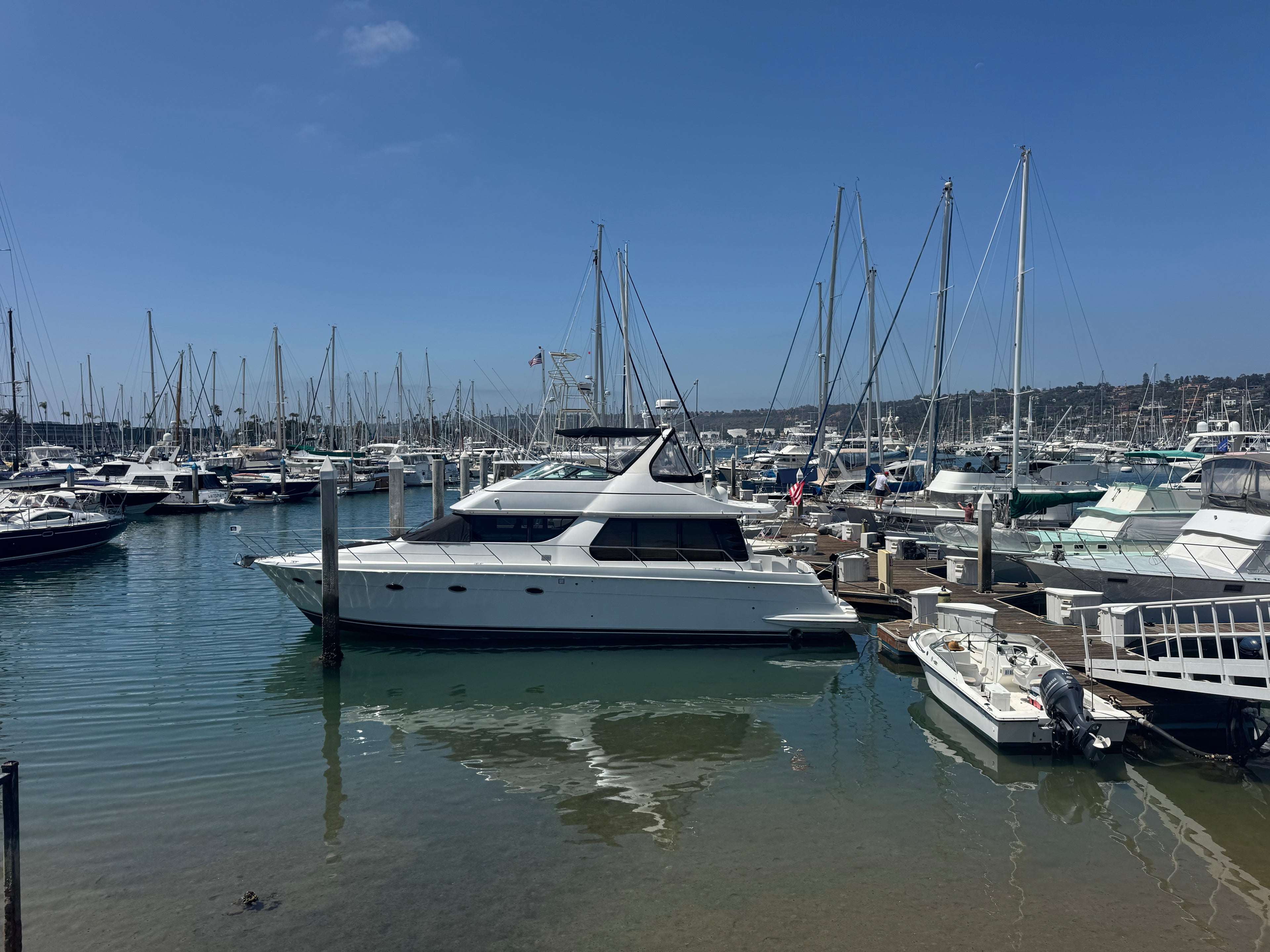 2000 Carver 530 Voyager Pilothouse... Located at our docks at 2353 Shelter Island, San Diego, Ca... Offered By Yacht Coast Yacht Sales